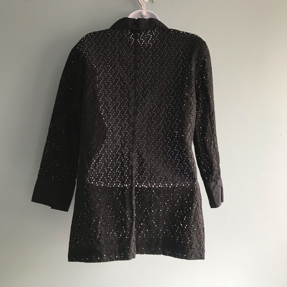 Talbots Eyelet Button Down Tunic. Size 14 - image 5